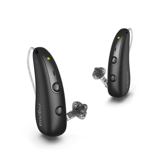 Signia Pure Charge&Go BCT 3IX Hearing Aids - Black