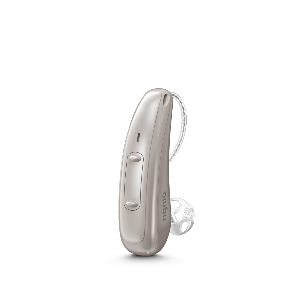 Signia Pure Charge&Go 7X Hearing Aids - Dark Champagne