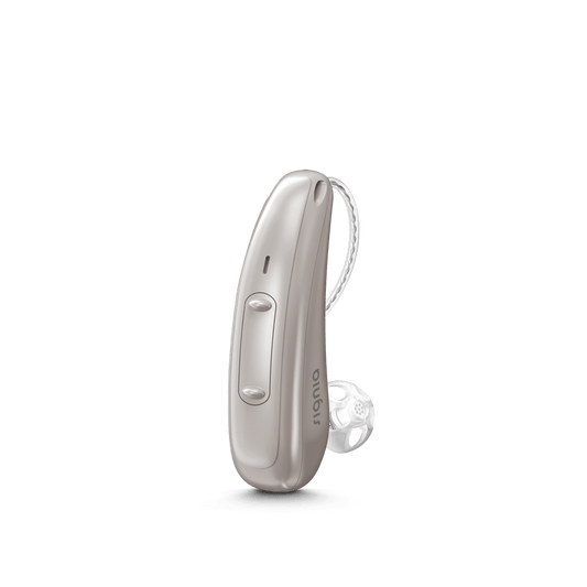 Signia Pure Charge&Go 7X Hearing Aids - Dark Champagne