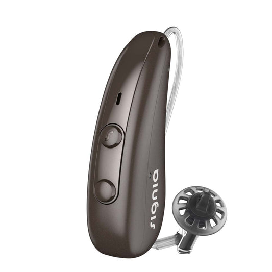 Signia Pure Charge&Go 5IX Hearing Aids - Deep Brown