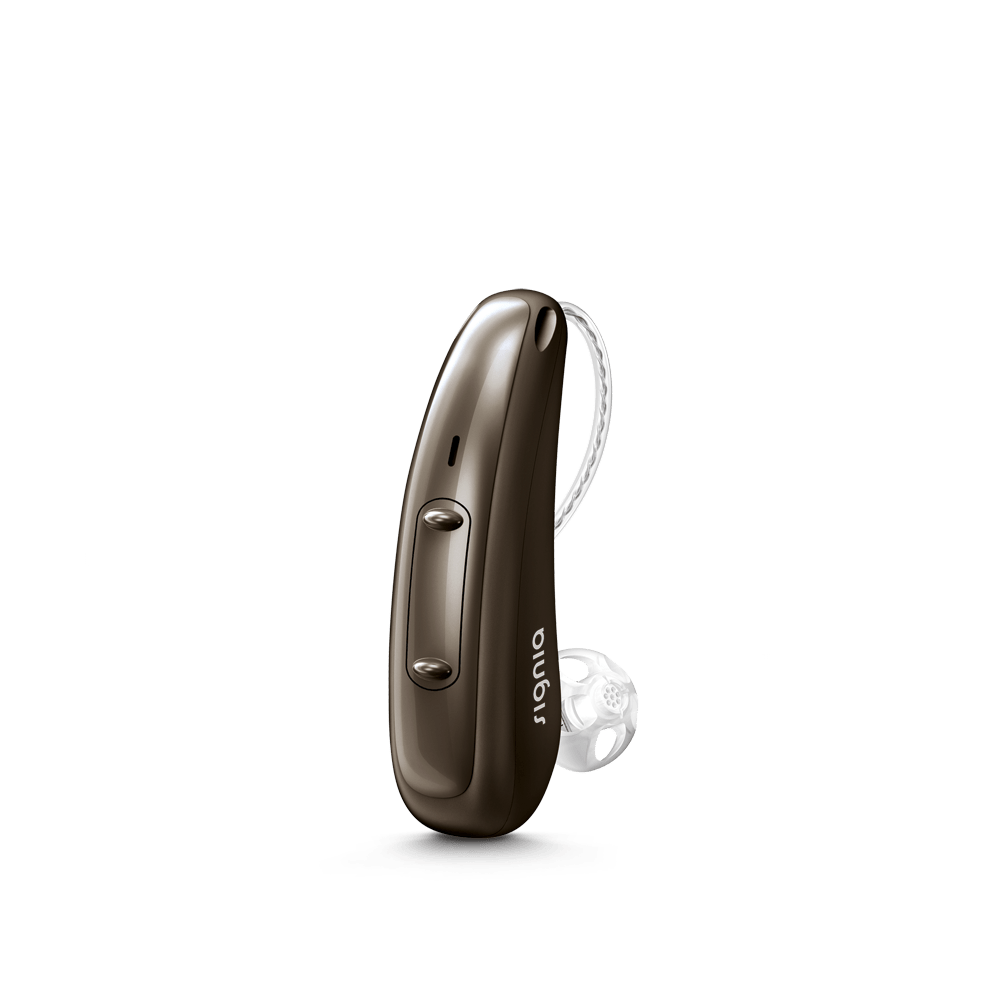 Signia Pure Charge&Go 7X Hearing Aids - Deep Brown