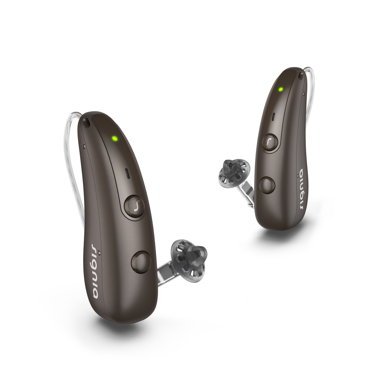Signia Pure Charge&Go BCT 7IX Hearing Aids - Deep Brown