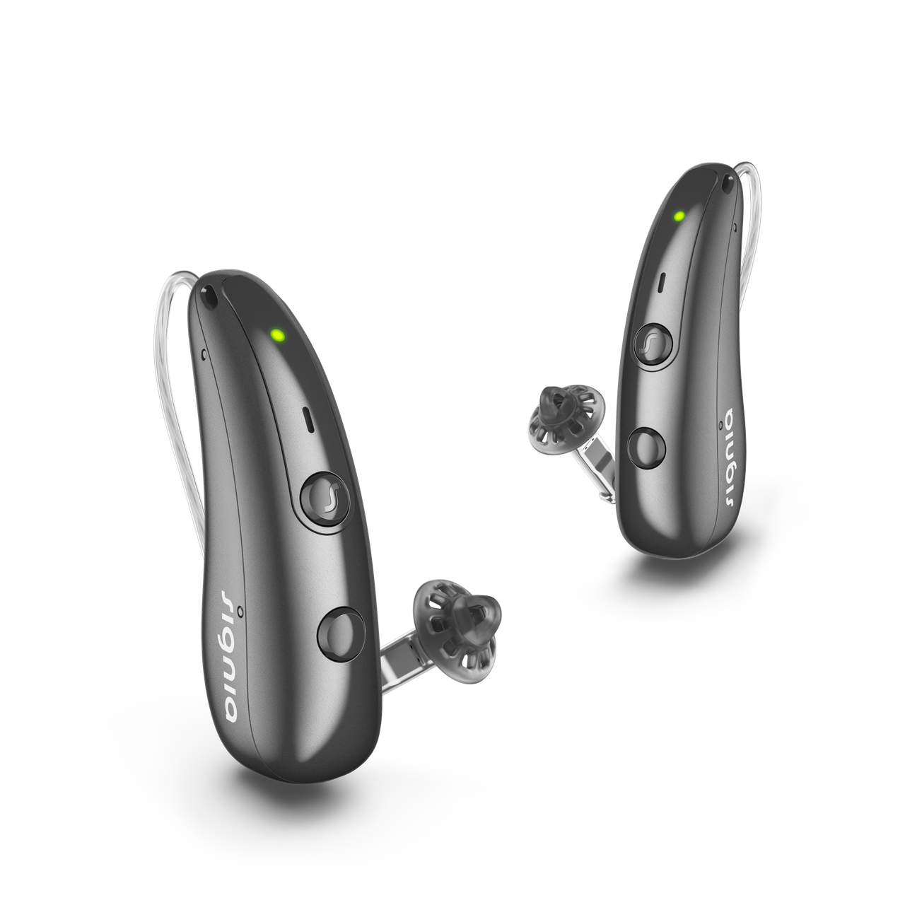 Signia Pure Charge&Go BCT 7IX Hearing Aids - Graphite