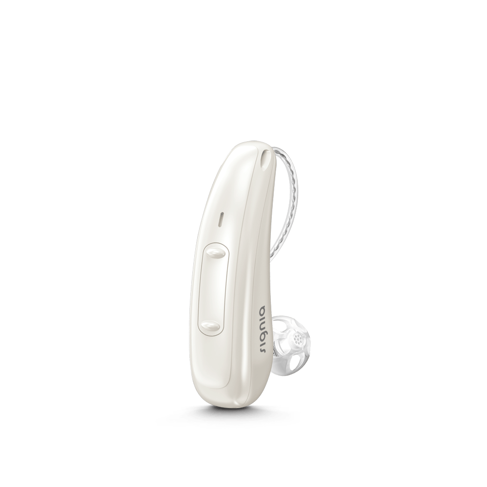 Signia Pure Charge&Go 7X Hearing Aids - Pearl White