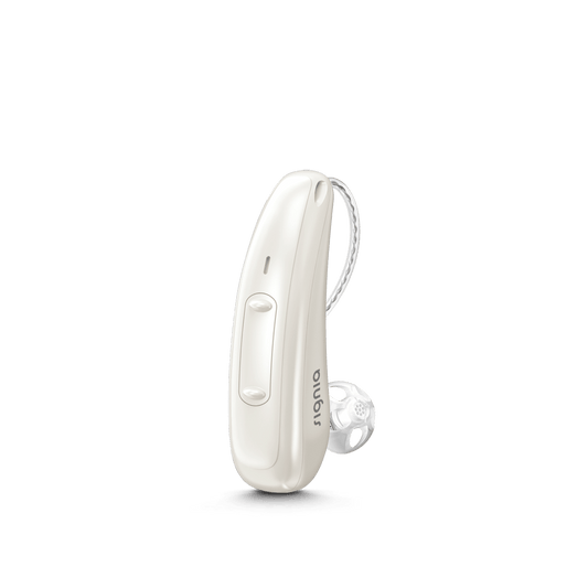 Signia Pure Charge&Go 7X Hearing Aids - Pearl White