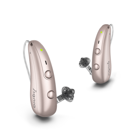 Signia Pure Charge&Go BCT 7IX Hearing Aids - Rose Gold