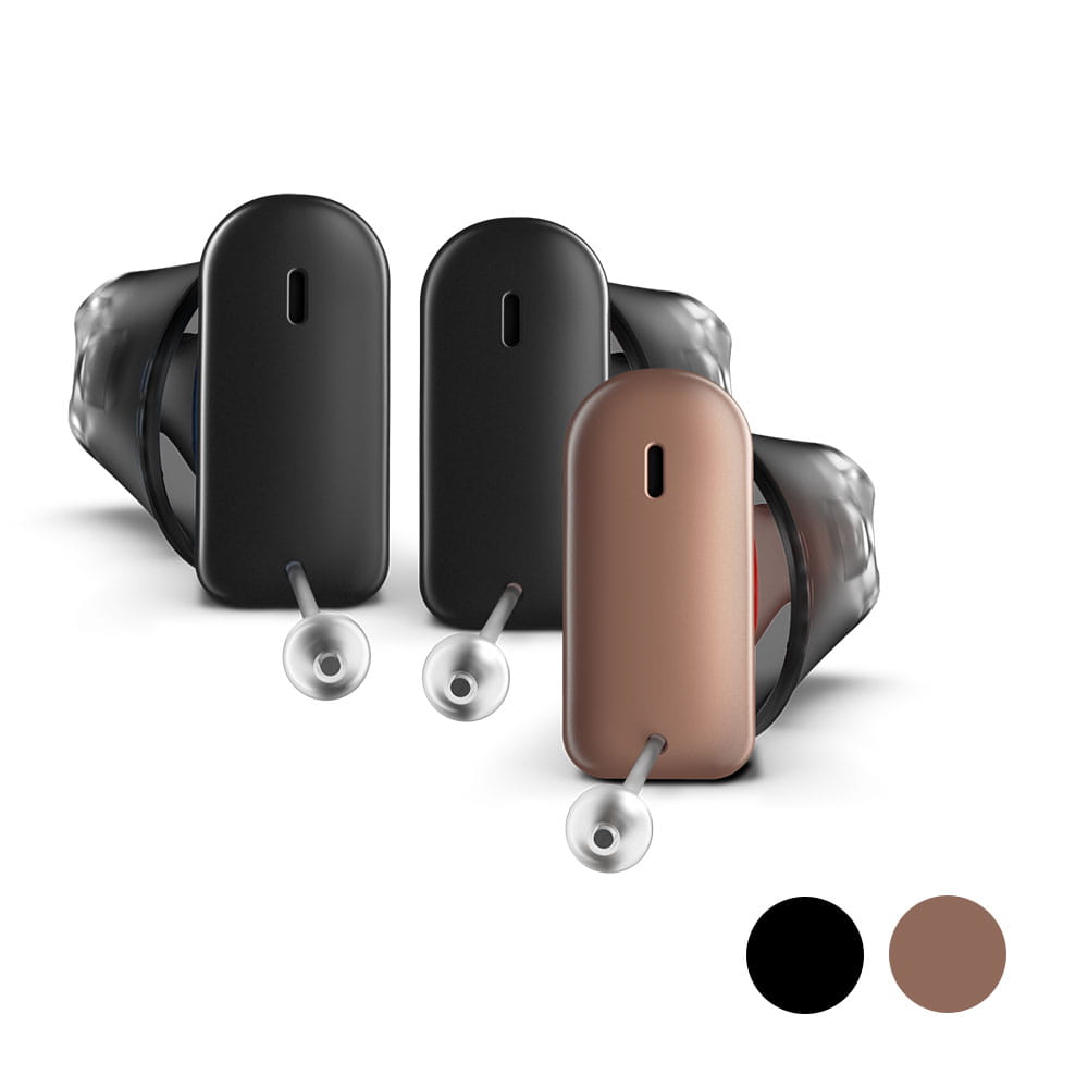 Signia Silk Charge&Go 7IX Hearing Aids - Black
