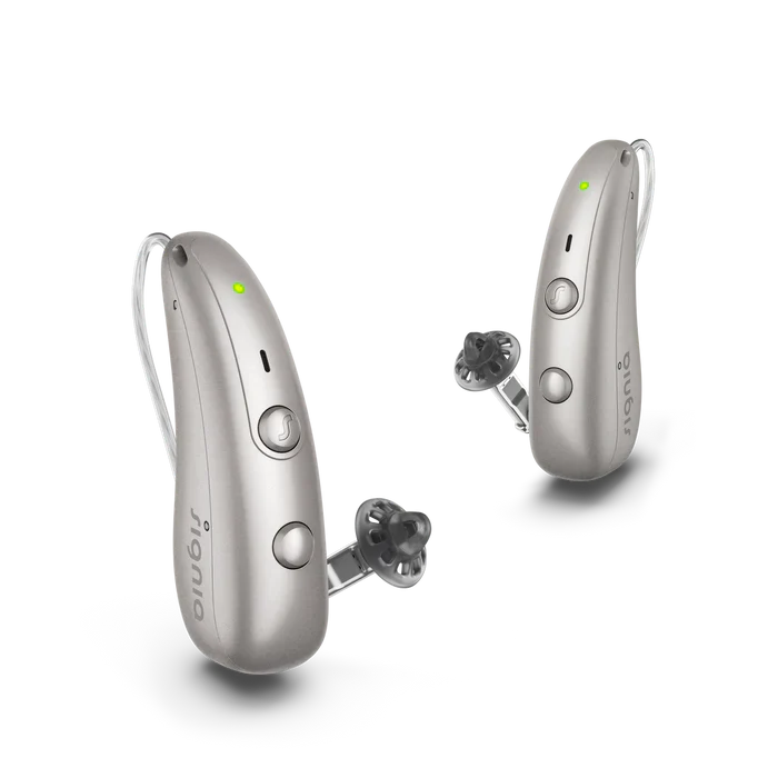 Signia Pure Charge&Go BCT 7IX Hearing Aids - Silver